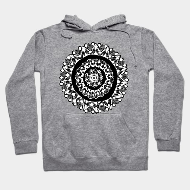 Full Moon Mandala Hoodie by tangerinetane